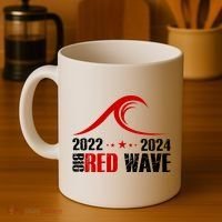 Big Red Wave Pro Republican 2024 Coffee Mug thumb 4