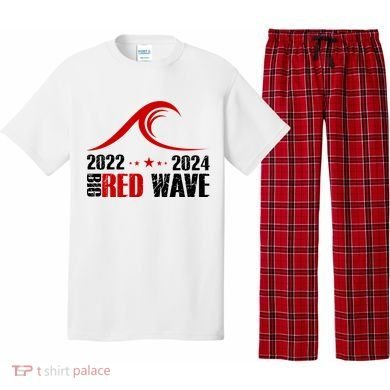 Big Red Wave Pro Republican 2024 Pajama Set