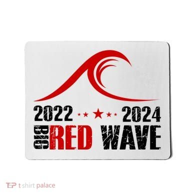 Big Red Wave Pro Republican 2024 Mousepad