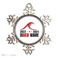 Big Red Wave Pro Republican 2024 Ornament thumb 0