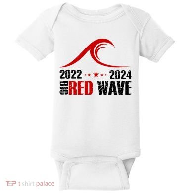 Big Red Wave Pro Republican 2024 Baby Bodysuit