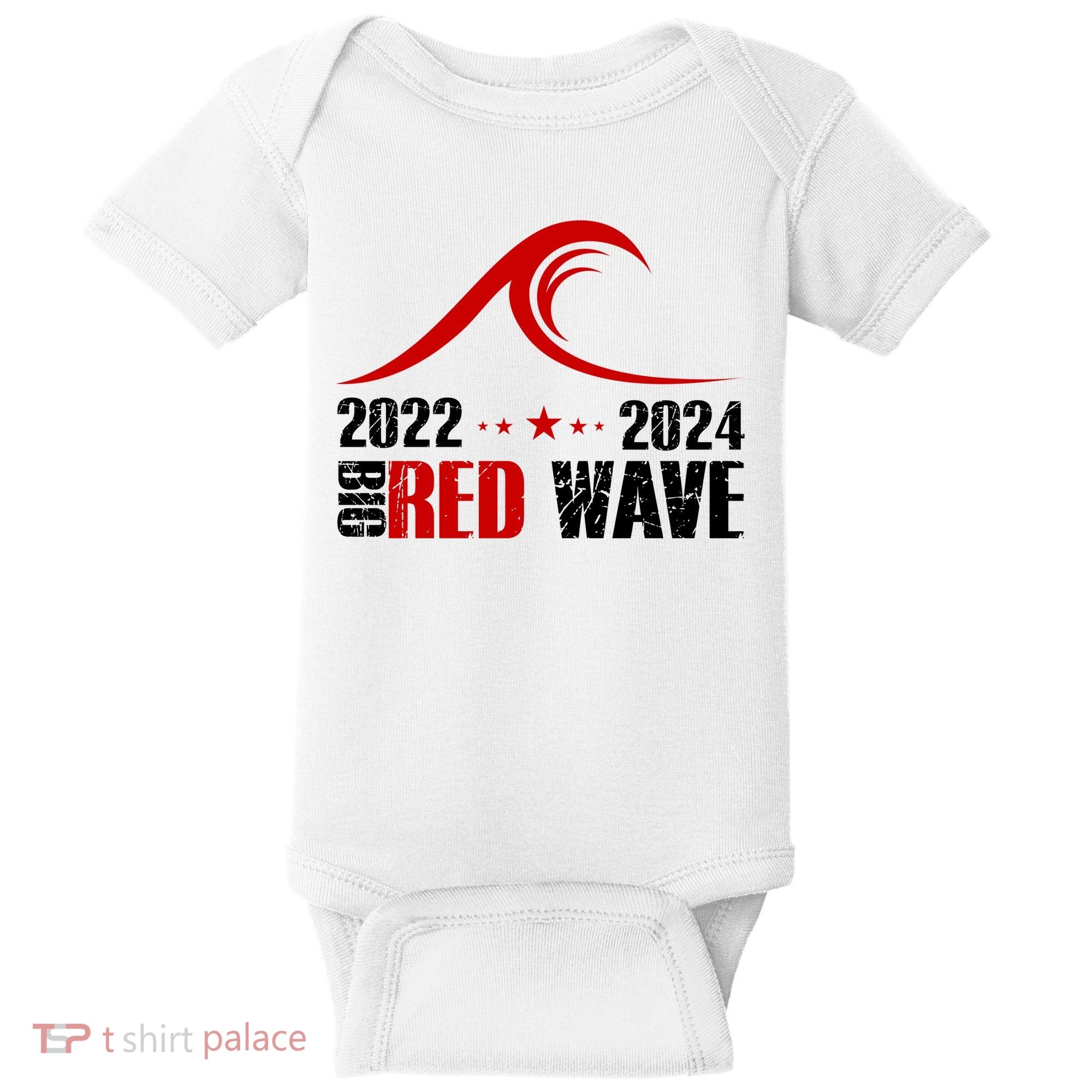 Big Red Wave Pro Republican 2024 Baby Bodysuit