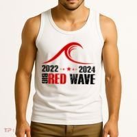 Big Red Wave Pro Republican 2024 Tank Top thumb 3