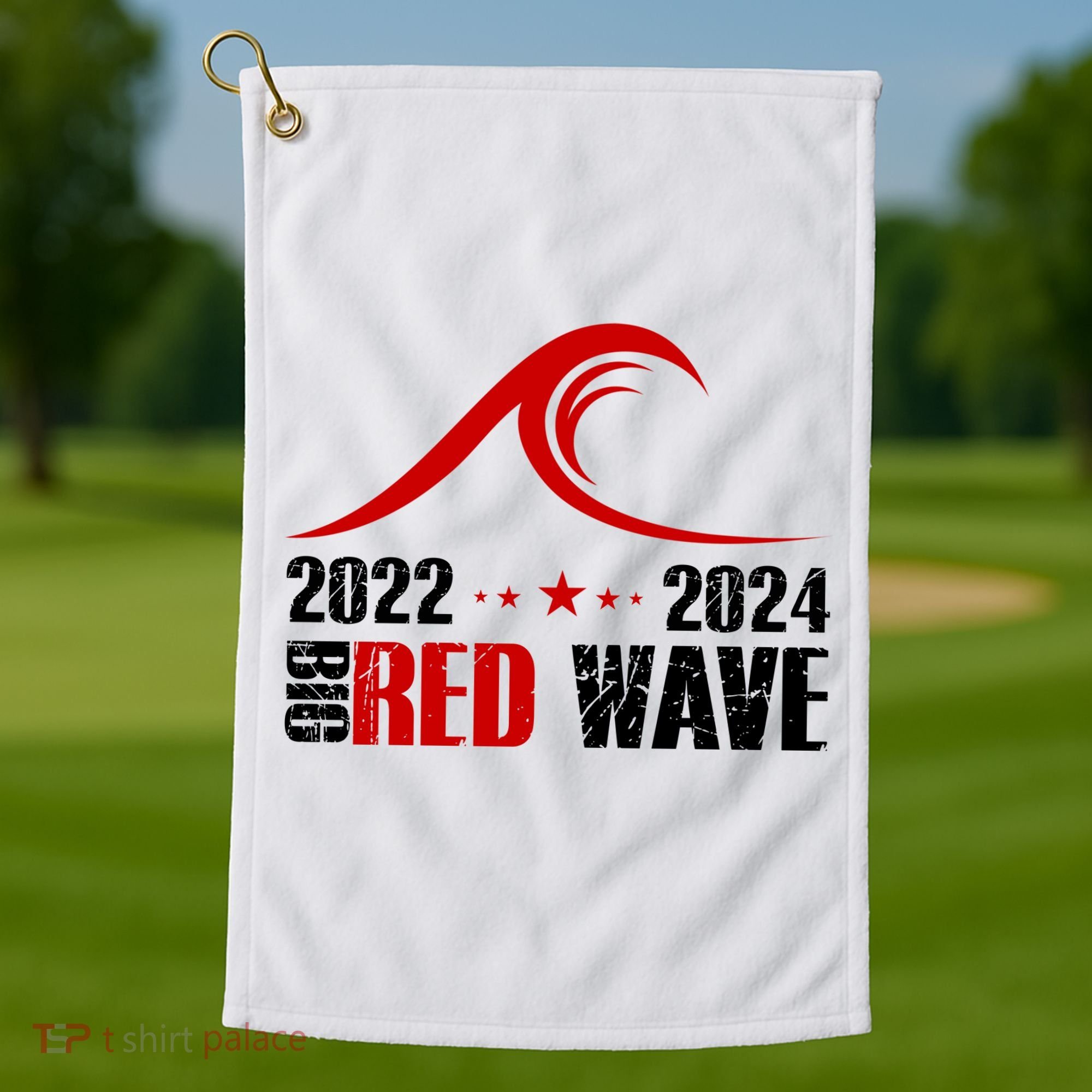 Big Red Wave Pro Republican 2024 Golf Towel