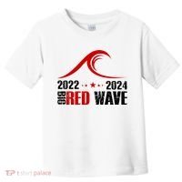 Big Red Wave Pro Republican 2024 Toddler T-Shirt thumb 0