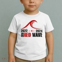 Big Red Wave Pro Republican 2024 Toddler T-Shirt thumb 2