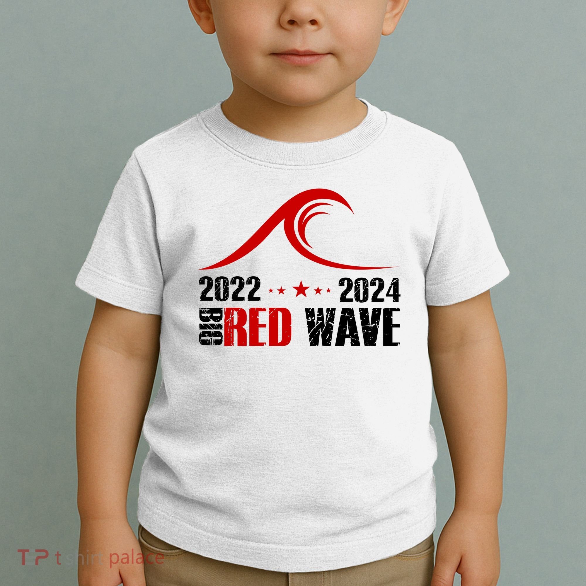 Big Red Wave Pro Republican 2024 Toddler T-Shirt