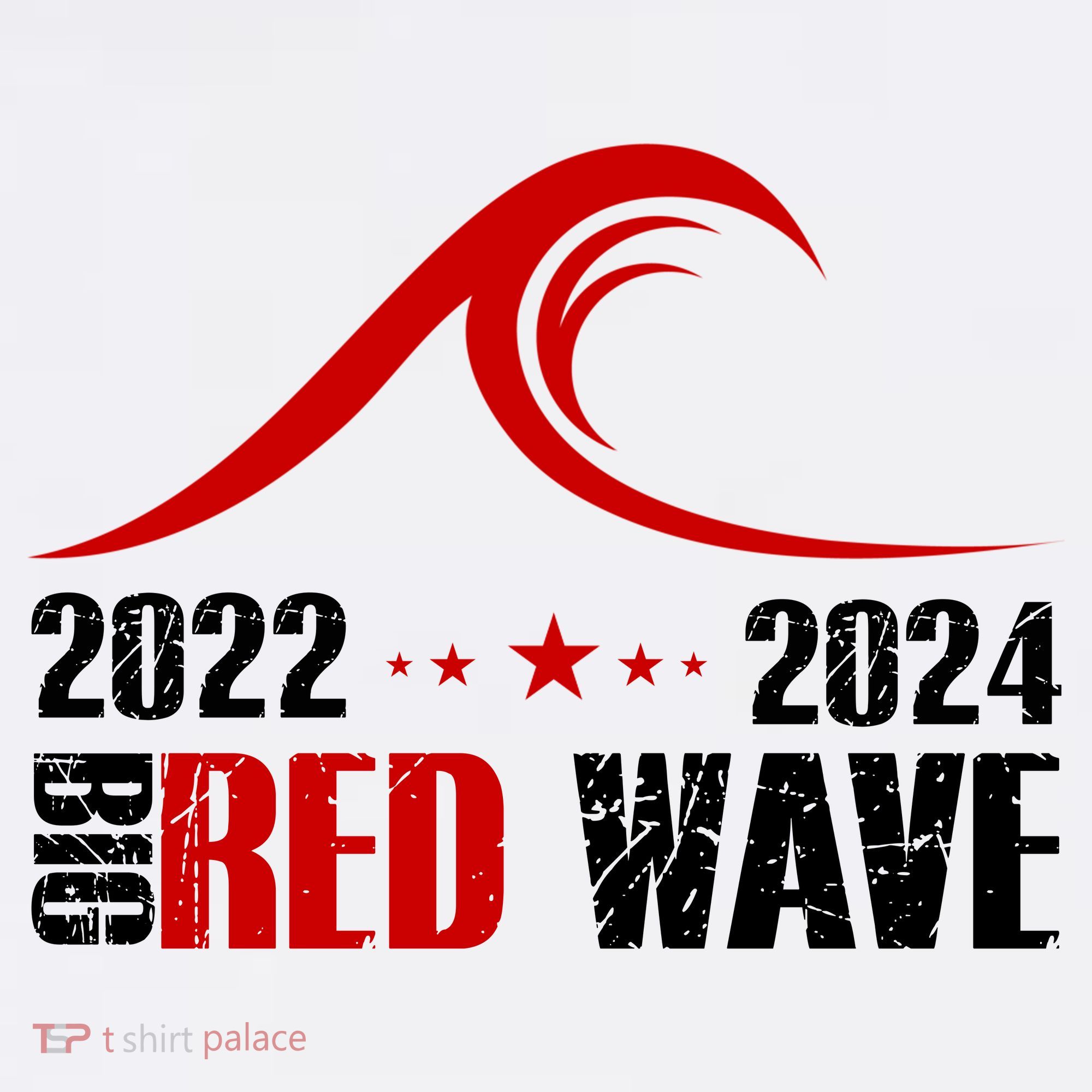 Big Red Wave Pro Republican 2024 Toddler T-Shirt