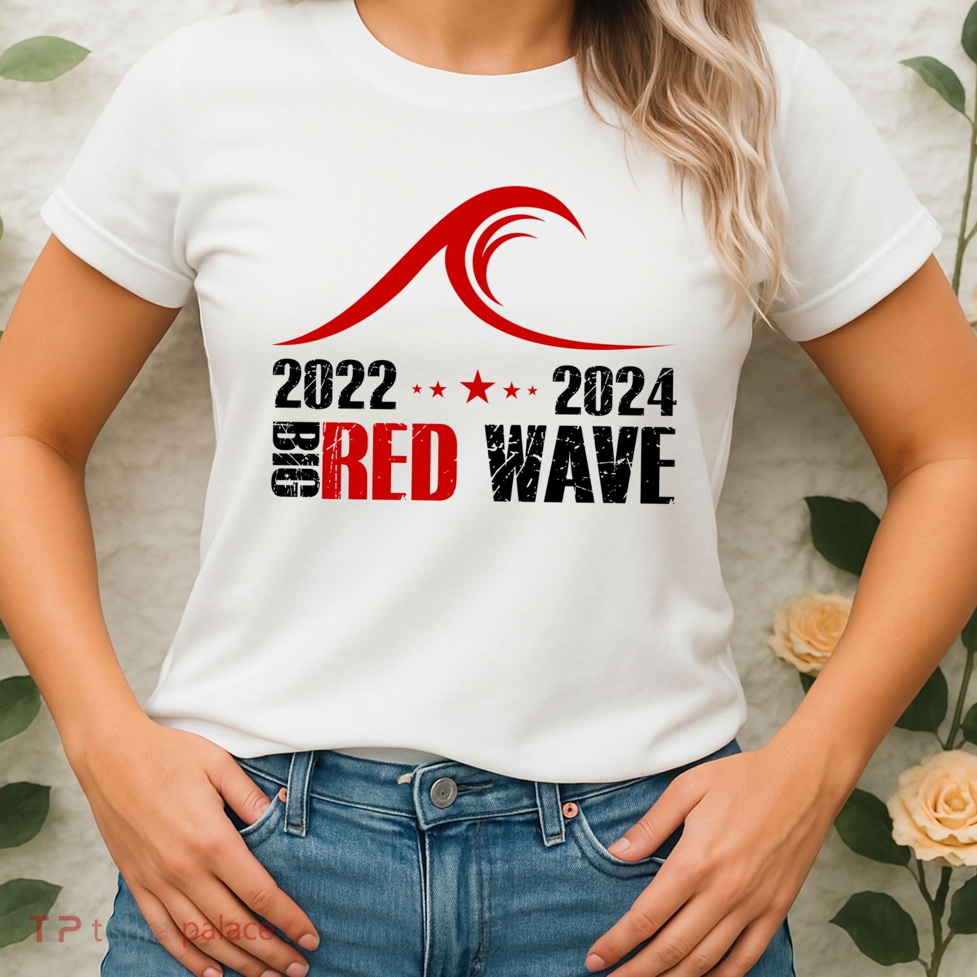 Big Red Wave Pro Republican 2024 Women's T-Shirt
