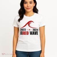 Big Red Wave Pro Republican 2024 Women's T-Shirt thumb 4