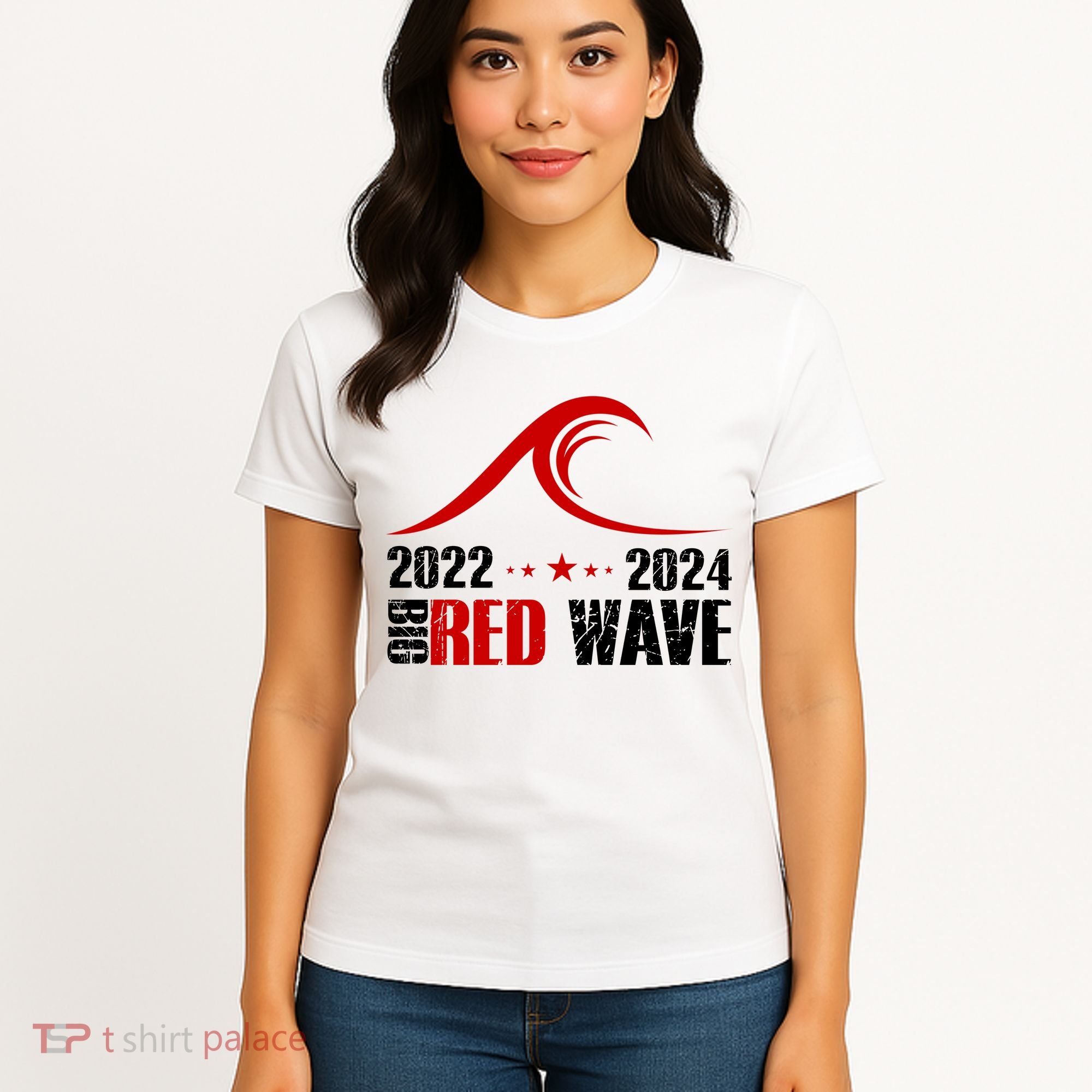 Big Red Wave Pro Republican 2024 Women's T-Shirt