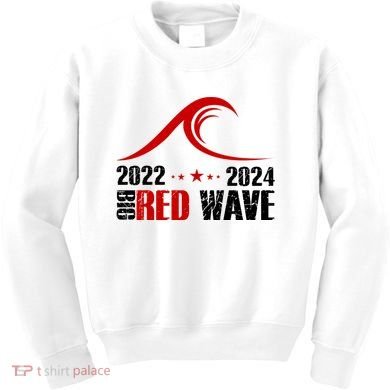 Big Red Wave Pro Republican 2024 Kids Sweatshirt