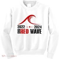 Big Red Wave Pro Republican 2024 Kids Sweatshirt thumb 0
