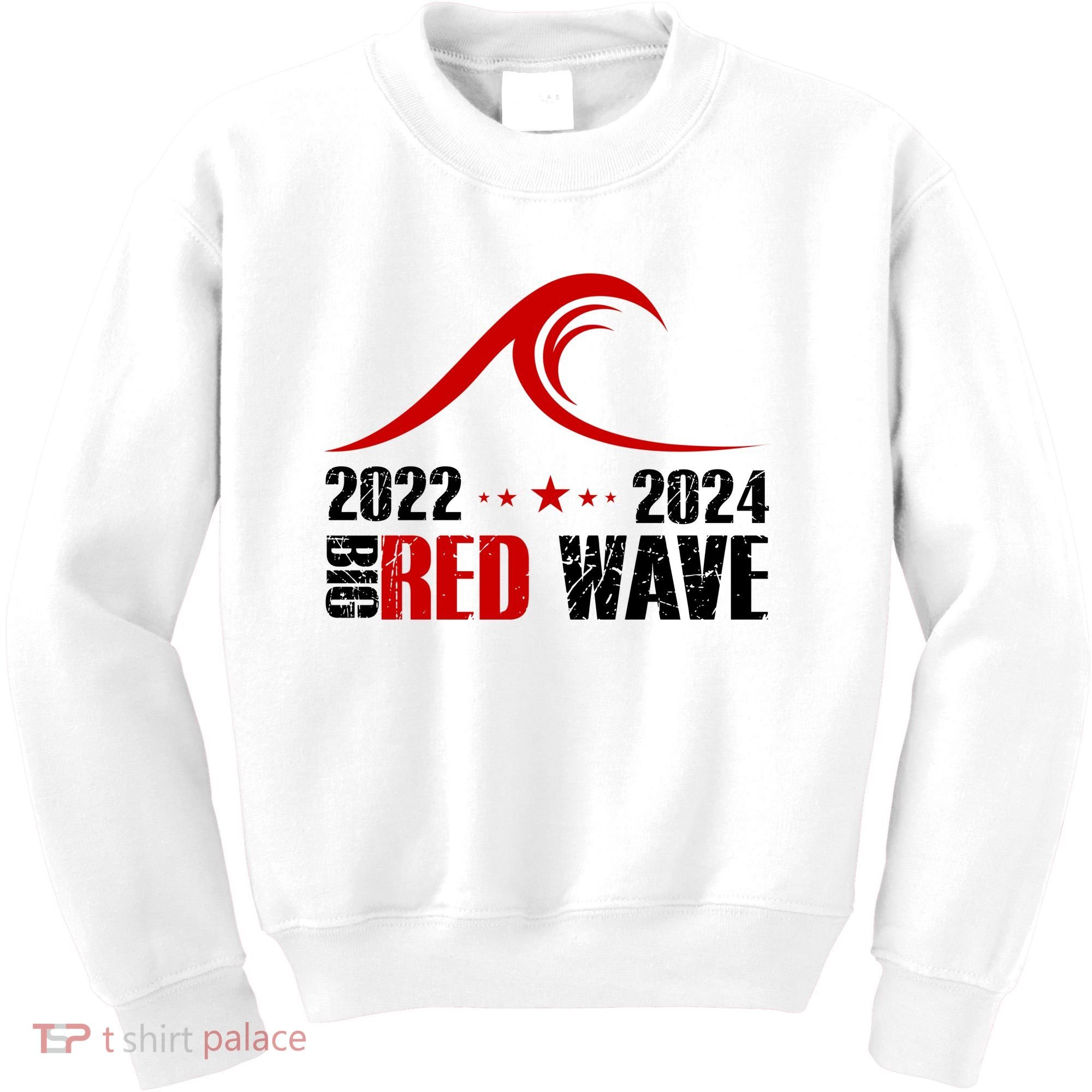 Big Red Wave Pro Republican 2024 Kids Sweatshirt