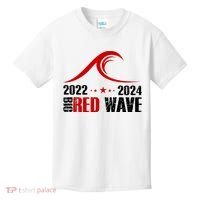 Big Red Wave Pro Republican 2024 Kids T-Shirt thumb 0