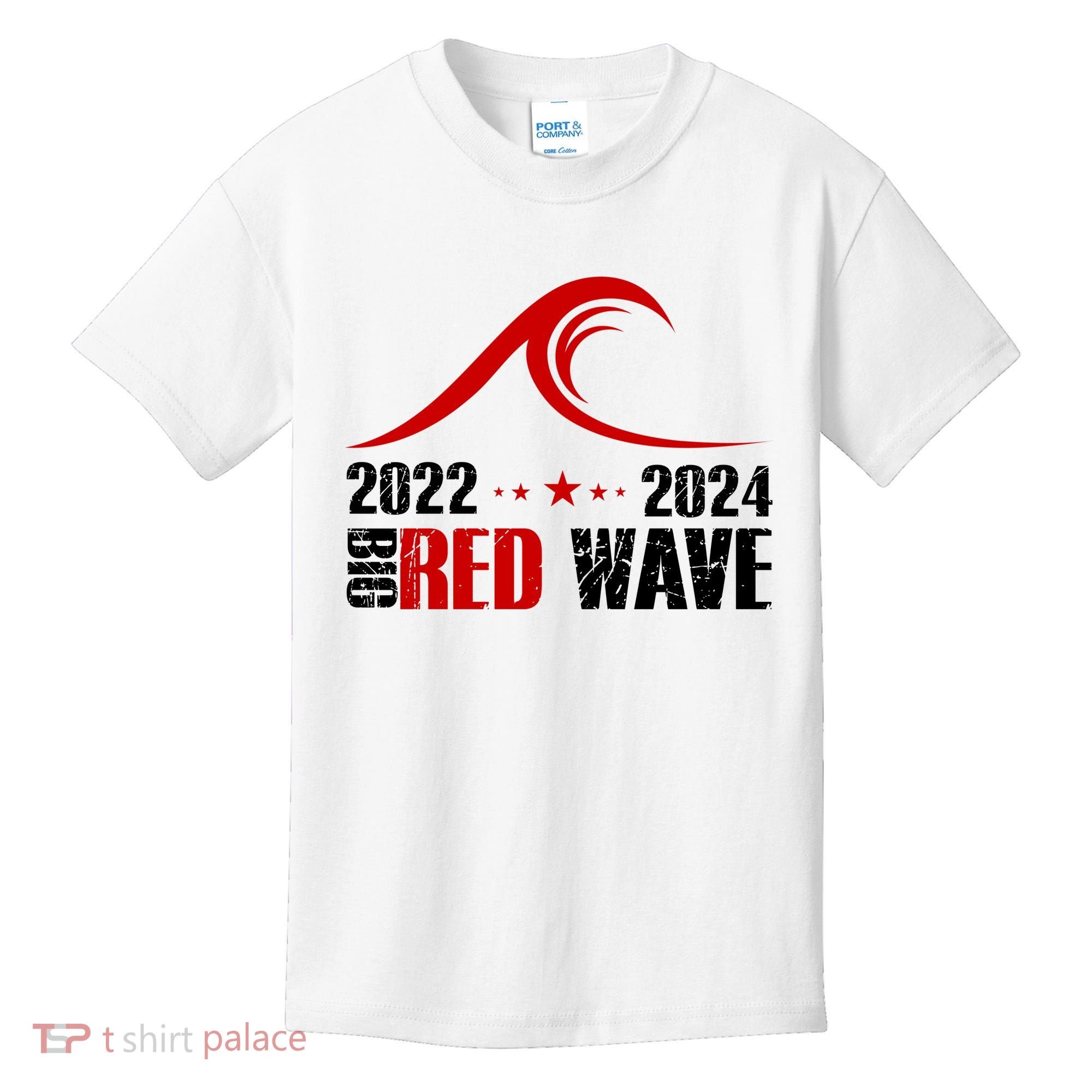 Big Red Wave Pro Republican 2024 Kids T-Shirt