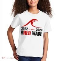 Big Red Wave Pro Republican 2024 Kids T-Shirt thumb 2