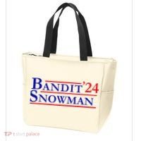 Bandit Snowman 24 Retro Election Style Funny 2024 Bandit Tote Bag thumb 3