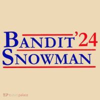 Bandit Snowman 24 Retro Election Style Funny 2024 Bandit Tote Bag thumb 4