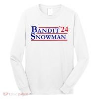 Bandit Snowman 24 Retro Election Style Funny 2024 Bandit Long Sleeve Shirt thumb 0