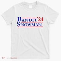 Bandit Snowman 24 Retro Election Style Funny 2024 Bandit T-Shirt thumb 0