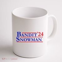 Bandit Snowman 24 Retro Election Style Funny 2024 Bandit Coffee Mug thumb 1