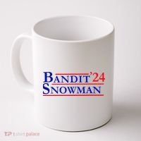 Bandit Snowman 24 Retro Election Style Funny 2024 Bandit Coffee Mug thumb 0