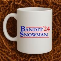 Bandit Snowman 24 Retro Election Style Funny 2024 Bandit Coffee Mug thumb 2