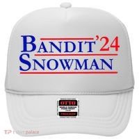 Bandit Snowman 24 Retro Election Style Funny 2024 Bandit Hat thumb 0