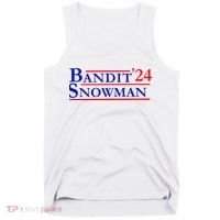 Bandit Snowman 24 Retro Election Style Funny 2024 Bandit Tank Top thumb 0
