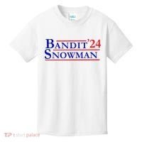 Bandit Snowman 24 Retro Election Style Funny 2024 Bandit Kids T-Shirt thumb 0