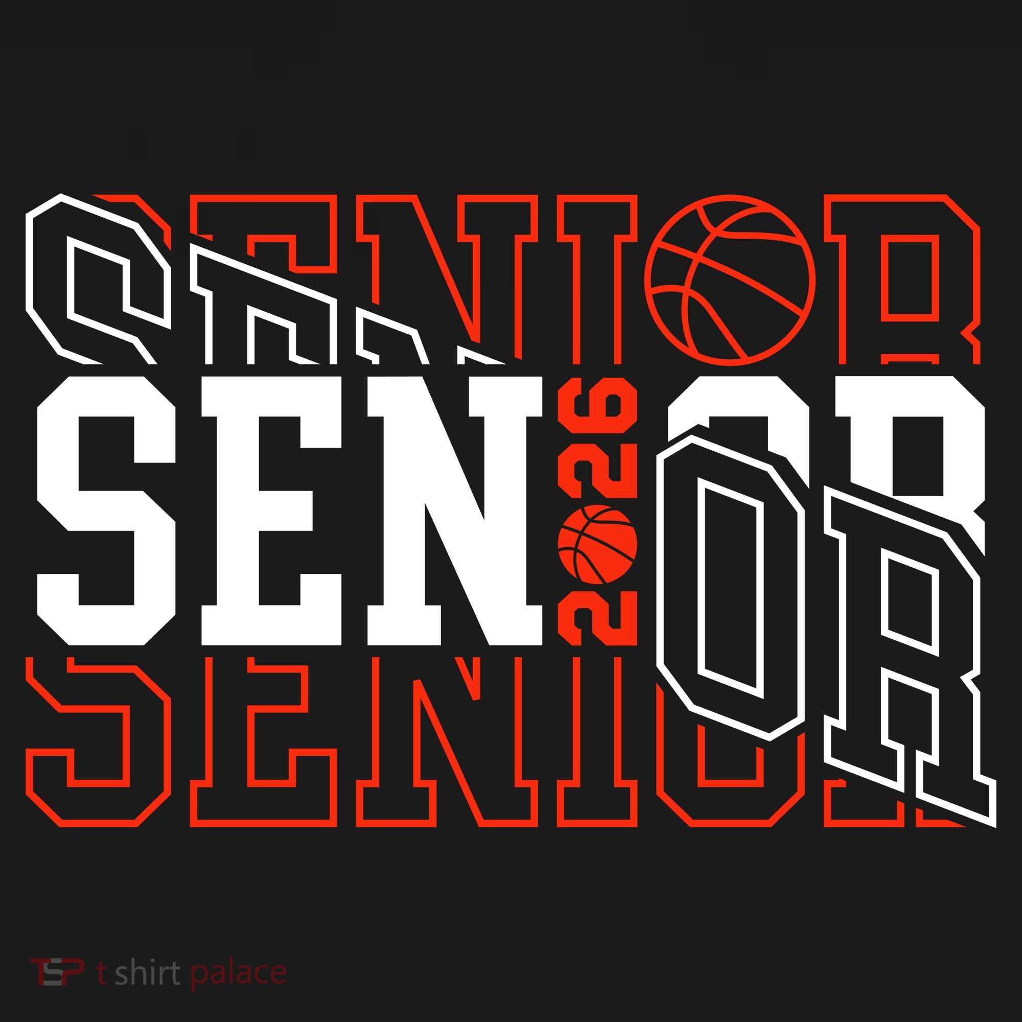 Basketball Senior 2026 Graduate Graduation Tote Bag