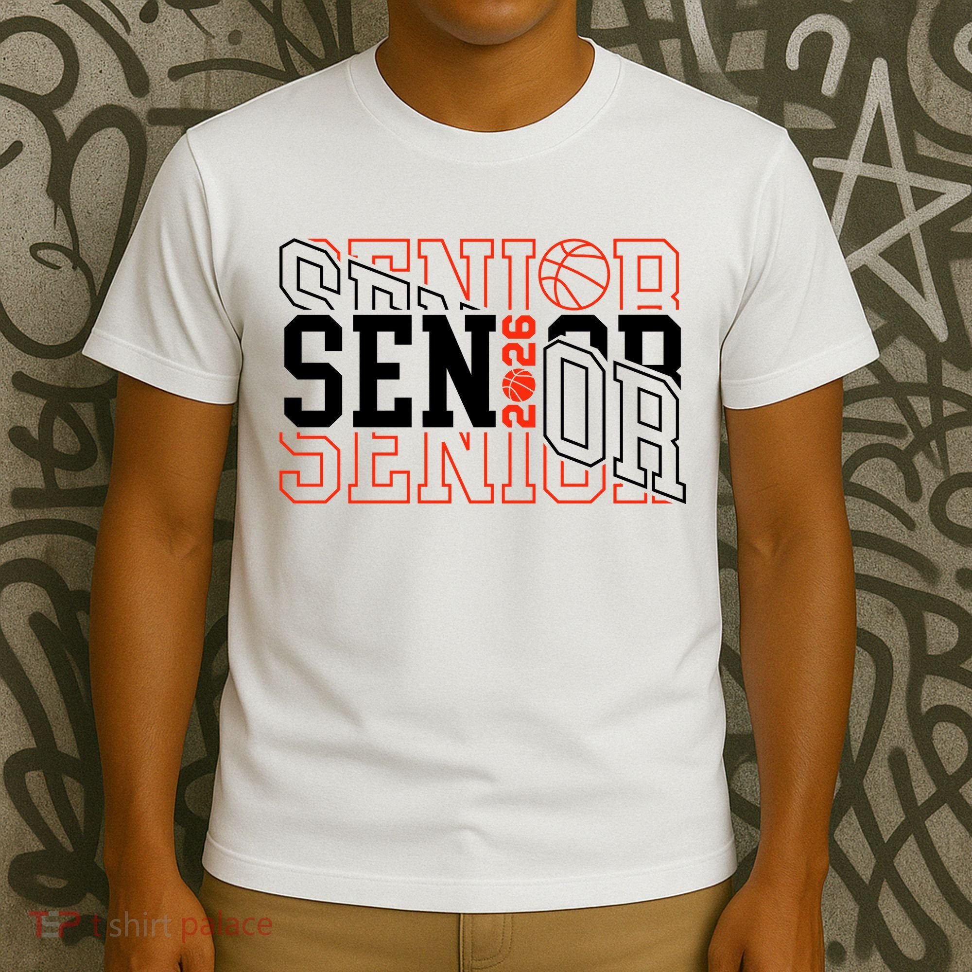 Basketball Senior 2026 Graduate Graduation T-Shirt