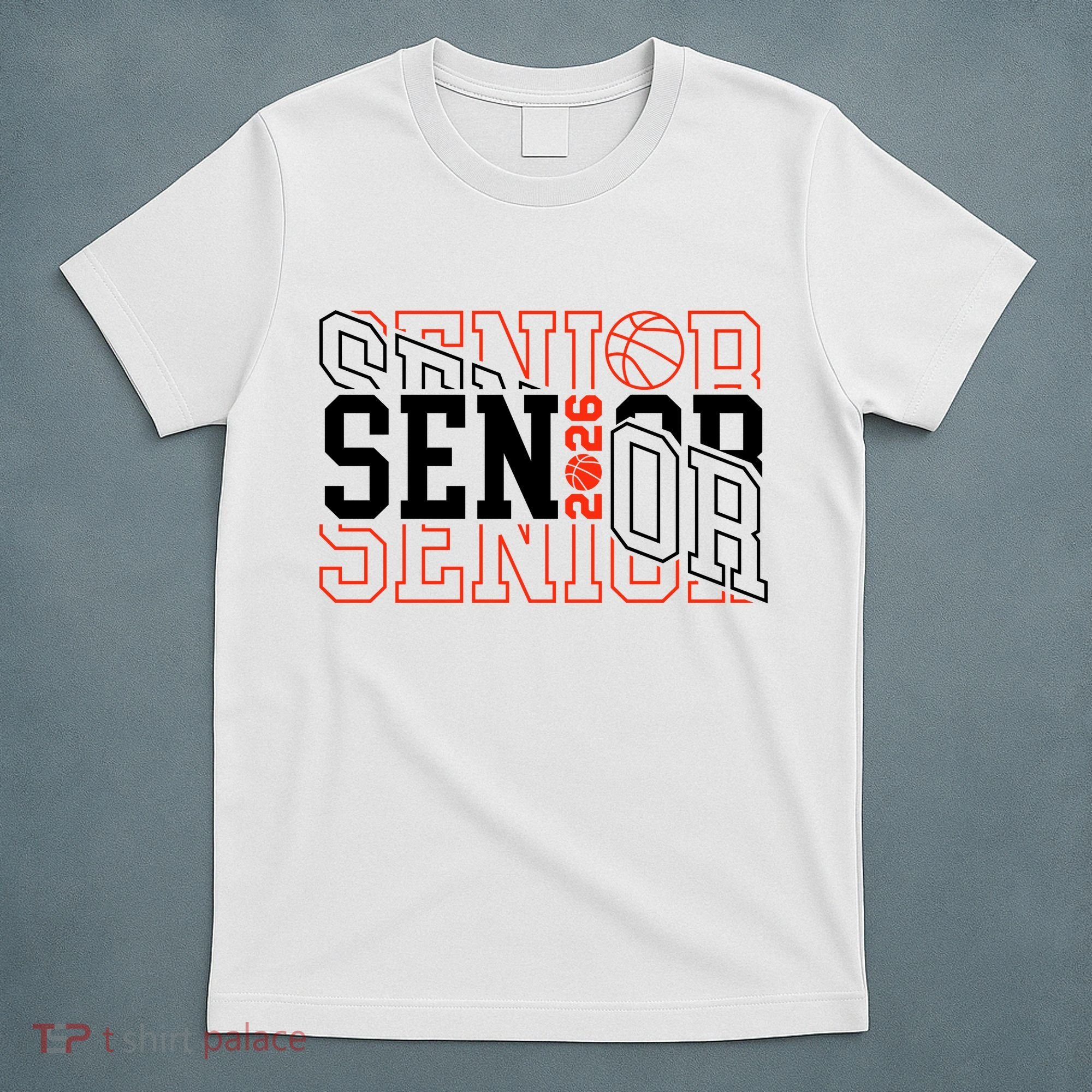 Basketball Senior 2026 Graduate Graduation T-Shirt