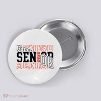 Basketball Senior 2026 Graduate Graduation Button thumb 0