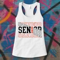 Basketball Senior 2026 Graduate Graduation Women's Tank Top thumb 3