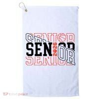 Basketball Senior 2026 Graduate Graduation Golf Towel thumb 0