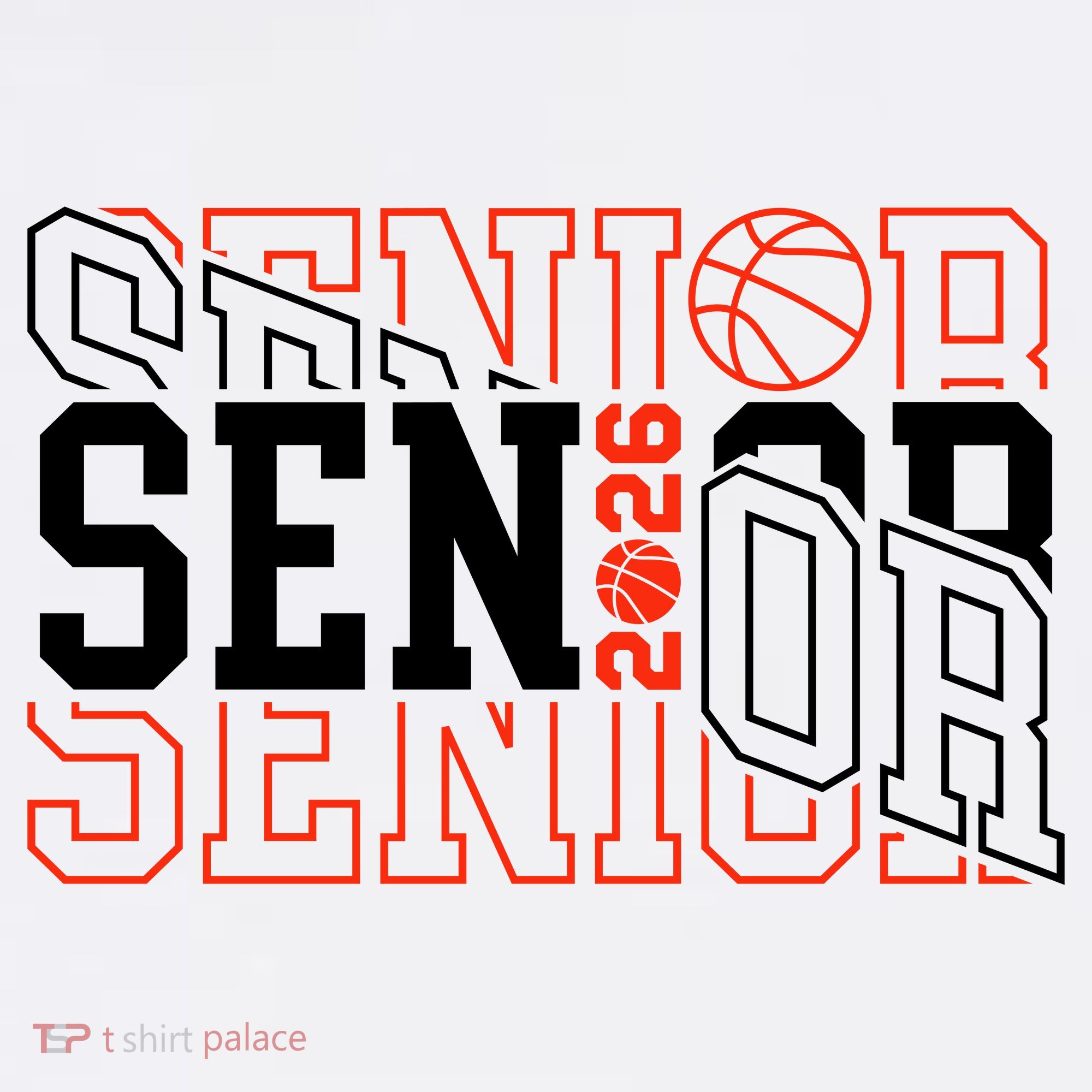 Basketball Senior 2026 Graduate Graduation Visor