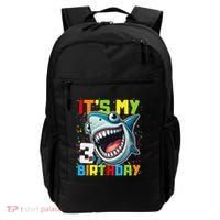 Birthday Shark 3 Year Old 3rd Birthday Matching Family Backpack thumb 0