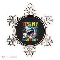 Birthday Shark 3 Year Old 3rd Birthday Matching Family Ornament thumb 0