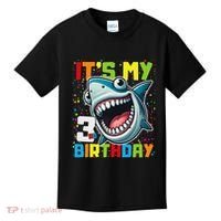 Birthday Shark 3 Year Old 3rd Birthday Matching Family Kids T-Shirt thumb 0