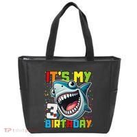 Birthday Shark 3 Year Old 3rd Birthday Matching Family Tote Bag thumb 0