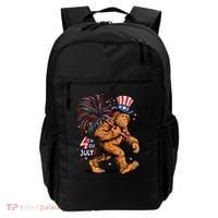 Bigfoot Sasquatch 4th Of July Fireworks Backpack thumb 0