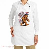Bigfoot Sasquatch 4th Of July Fireworks Apron thumb 2