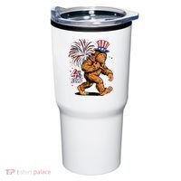 Bigfoot Sasquatch 4th Of July Fireworks Tumbler thumb 0