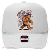Bigfoot Sasquatch 4th Of July Fireworks Hat thumb 0