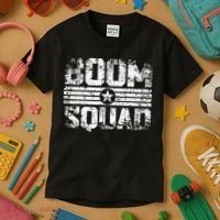 Boom Squad 4th of July Firework Kids T-Shirt thumb 3