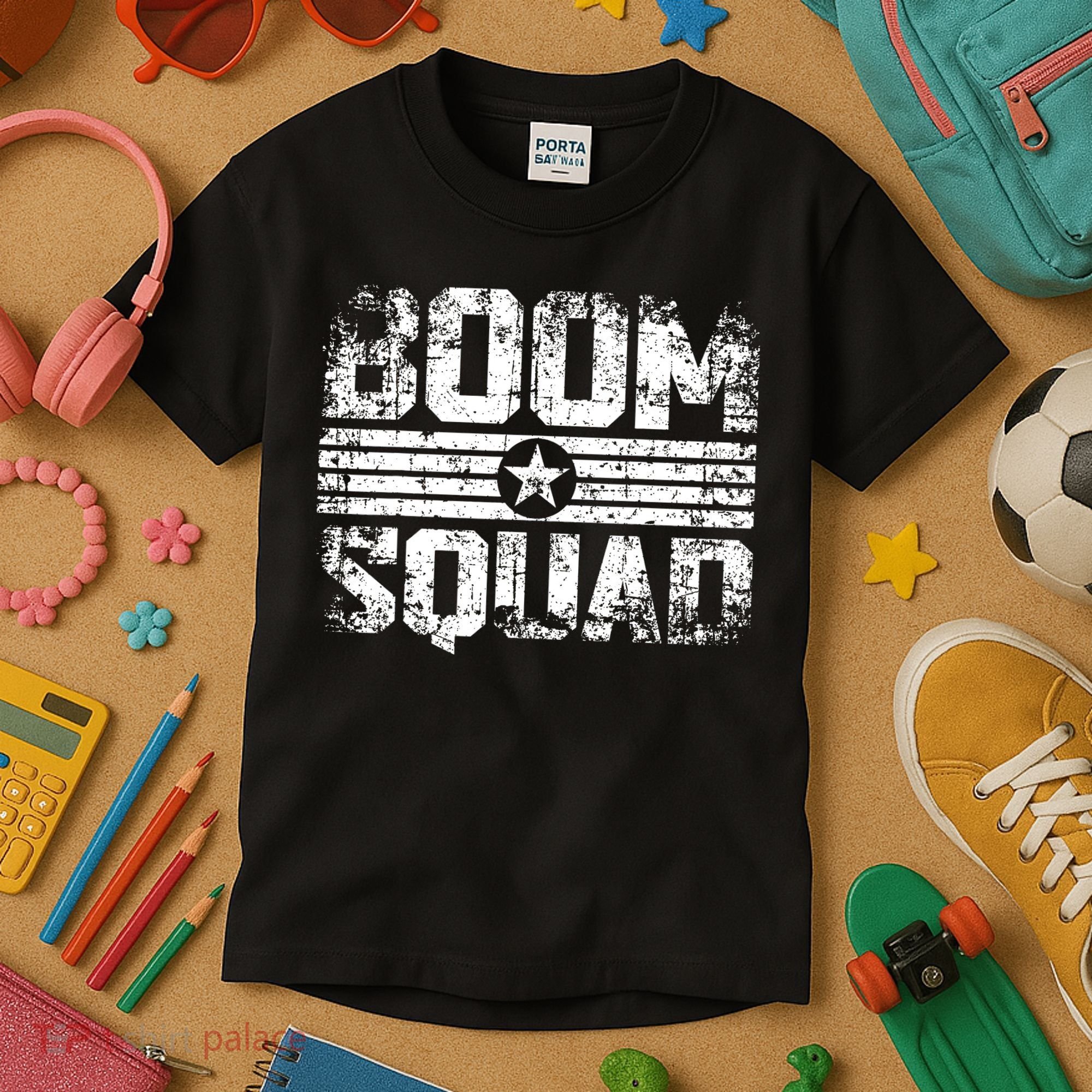 Boom Squad 4th of July Firework Kids T-Shirt