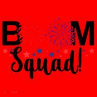 Boom Squad 4th Of July Santa Hat thumb 1