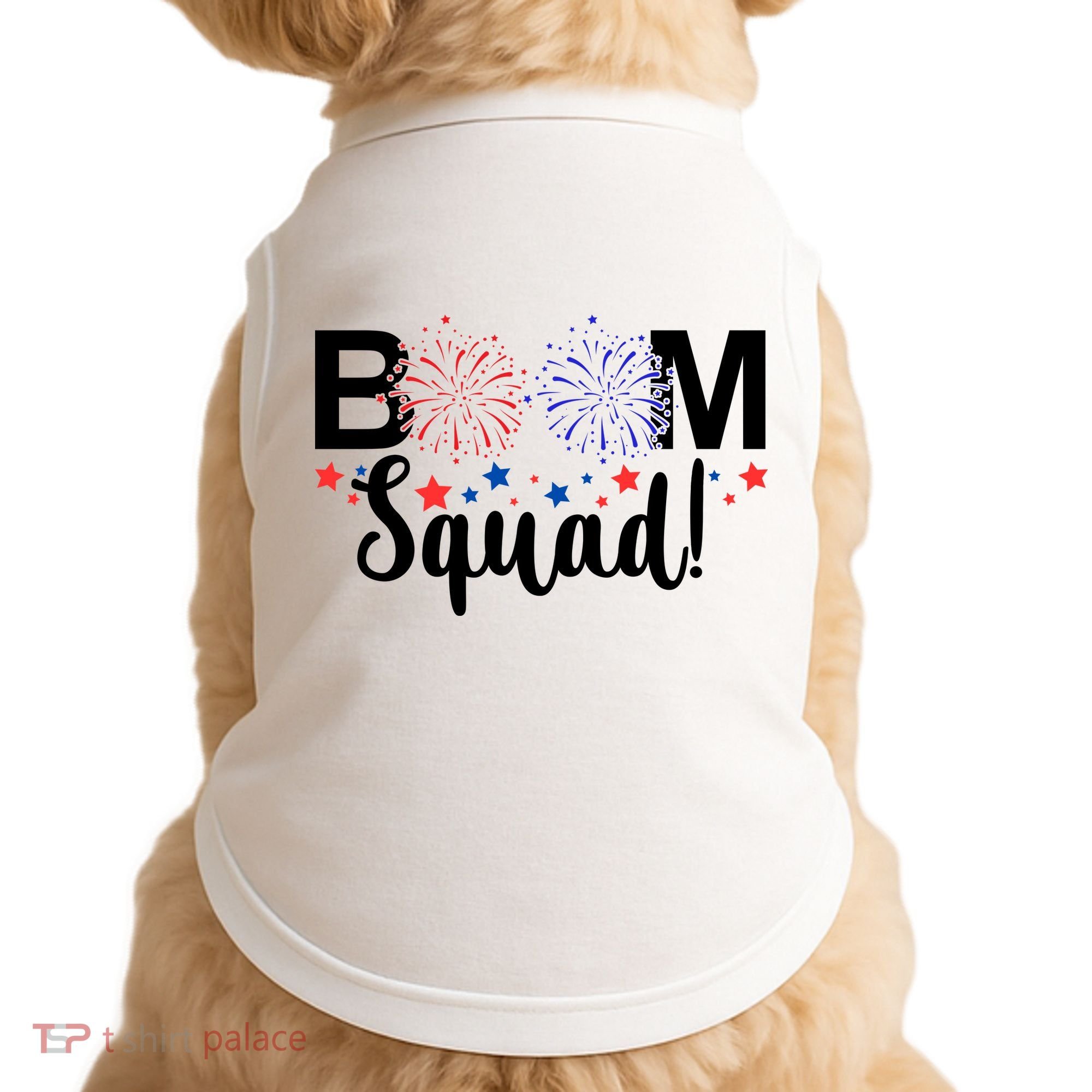 Boom Squad 4th Of July Doggie Tank
